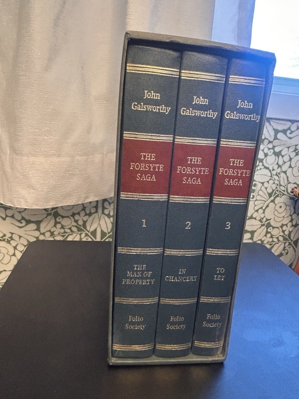 Folio Society The Forsyte Saga 1984 First Edition John Galsworthy Case Fine Copy