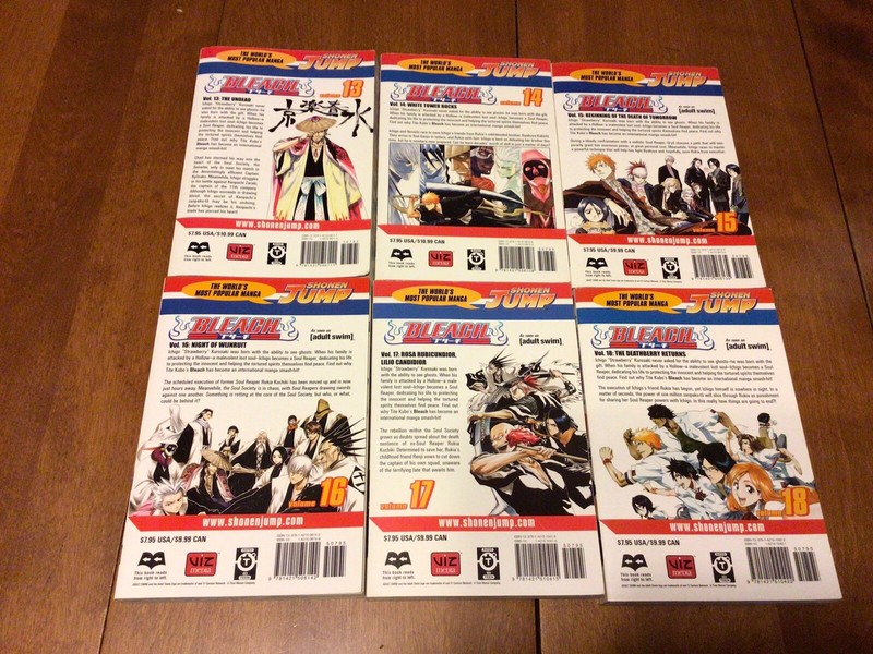 BLEACH Manga Series TITE KUBO PB Books Volumes 1-26 Viz Media Graphic Novel Lot gallery