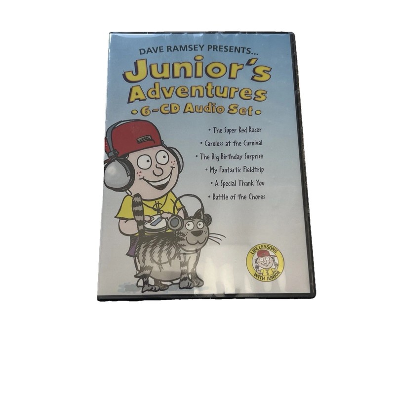 Dave Ramsey’s Junior’s Adventures 6-CD Audio Set Life Lessons NEW-Sealed