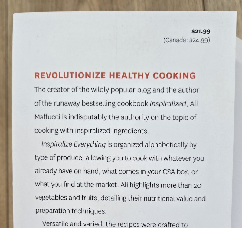 Inspiralize Everything Cookbook, 288 Pages, Color Illustrations gallery