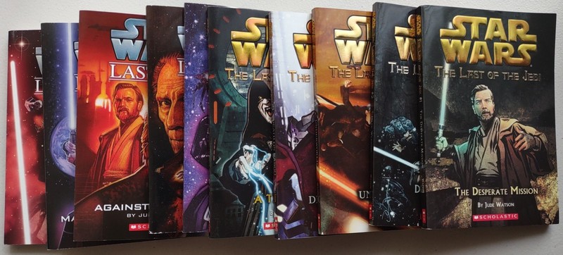 Star Wars Last of the Jedi book lot of 10 books – 1 2 3 4 5 6 7 8 9 10