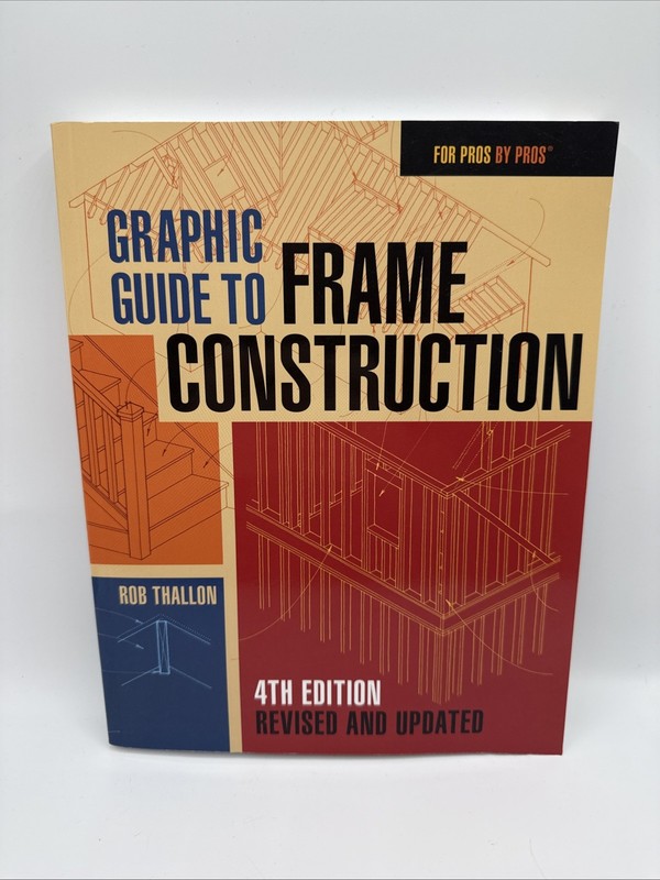 Graphic Guide to Frame Construction 4th Edition by Robert Thallon (2016, PB)