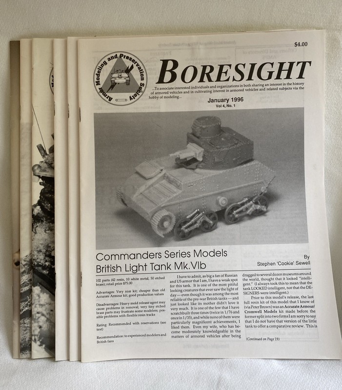 Boresight Magazine Vol 4 Lot of 6 Issues Complete Bimonthly Year 1996