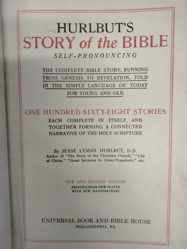 Hurlbut's Story of the Bible 1932 Vintage gallery