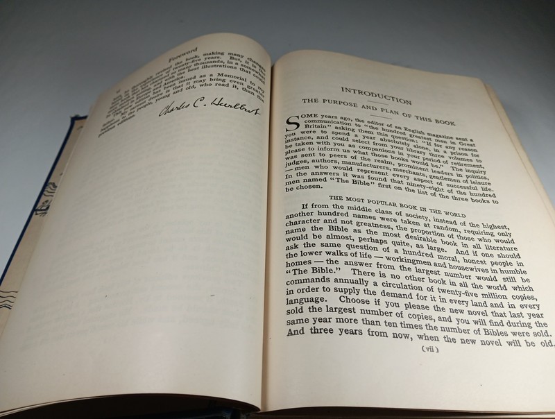Vintage 1932 Hurlbut's Story Of The Bible Jesse Lyman Hurlbut Blue Cloth gallery