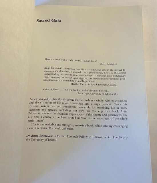 Sacred Gaia: Holistic Theology and Earth System Science by Anne Primavesi gallery
