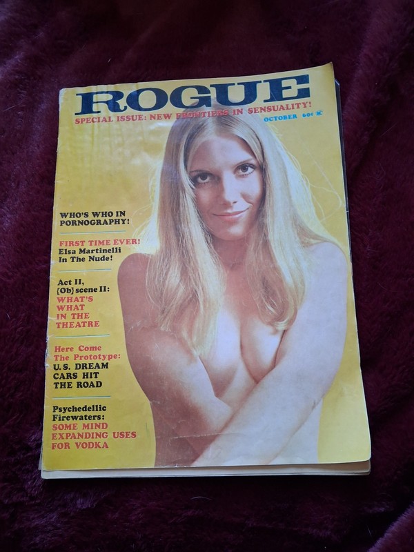 ROGUE October 1969 – Vintage Pinup Magazine. Great condition considering age