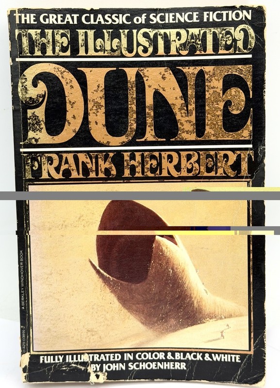 THE ILLUSTRATED DUNE by Frank Herbert ~ 1st Edition 1978 Paperback Collectible
