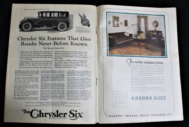 THE LITERARY DIGEST MAGAZINE 4 OCTOBER 1924 NEWS GENERAL INTEREST SCIENCE gallery
