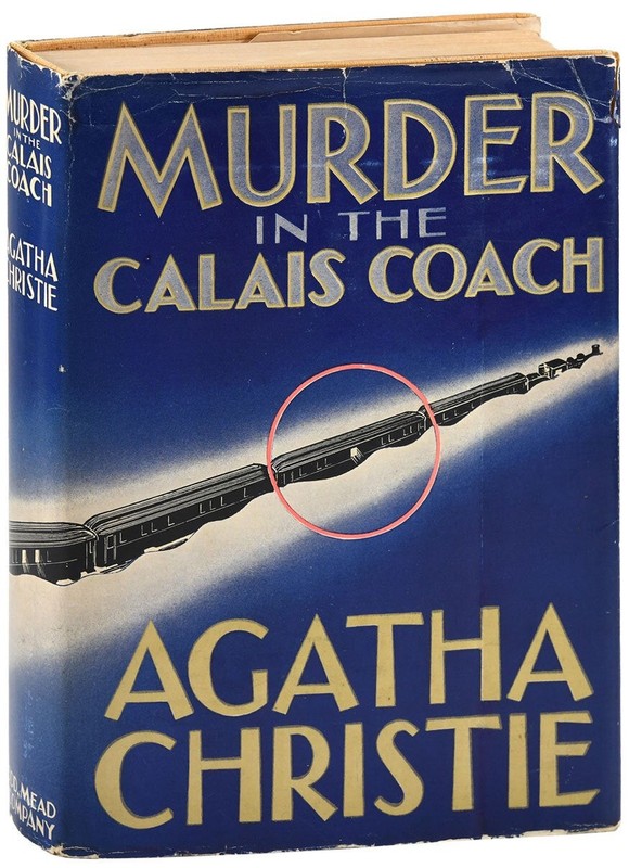 Agatha Christie-MURDER IN THE CALAIS COACH-1934-1ST/1ST US ED-NEAR FINE/VG+ DJ