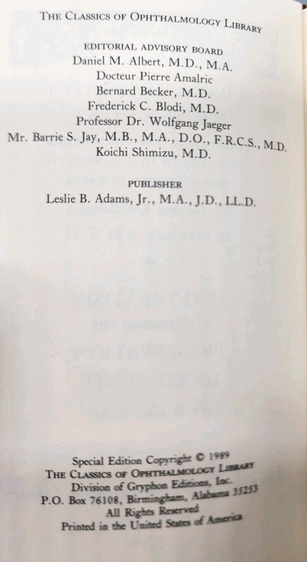 Treatises on the Eye • Guillemeau, Baily • Classics of Ophthalmology Leather gallery