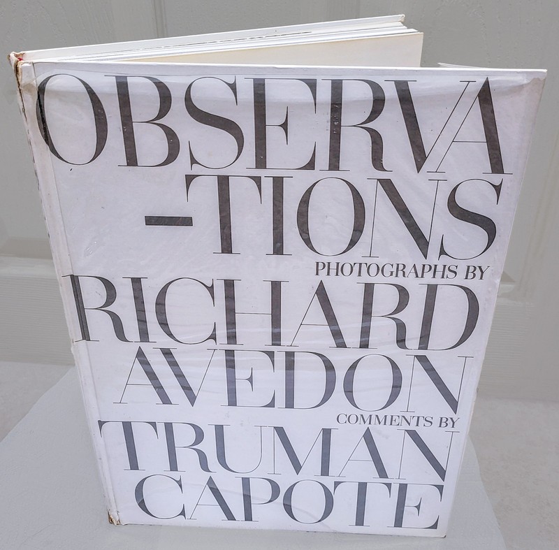 Observations 1959 Richard Avedon Truman Capote Hardcover First Edition
