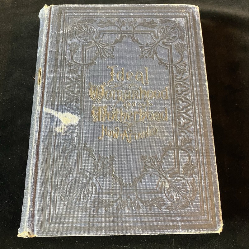 1894 Ideal Womanhood and Motherhood By Dr. Prudence Saur Victorian Medicine