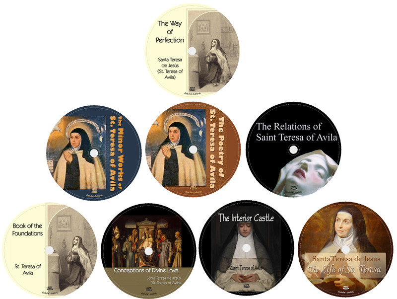 Saint Teresa of Avila 8 Unabridged Christian Audiobooks in 8 MP3 CDs