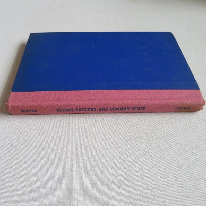 Flying Saucers and Common Sense Waveney Girvan 1956 Vintage UFO Hardcover Book gallery
