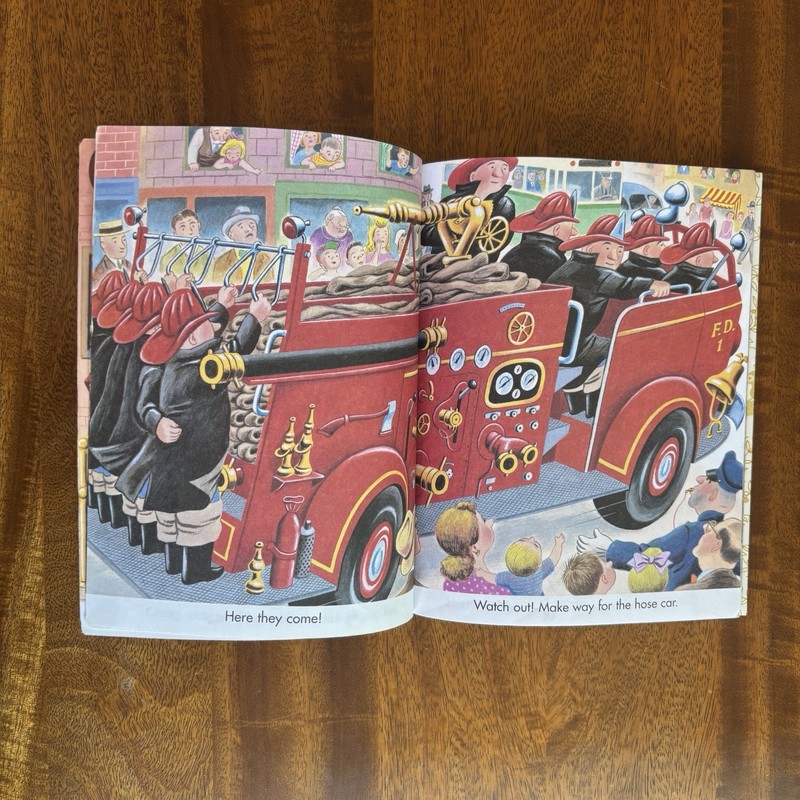 Vtg A Little Golden Book Classic The Fire Engine Book 1987 Children's Book gallery