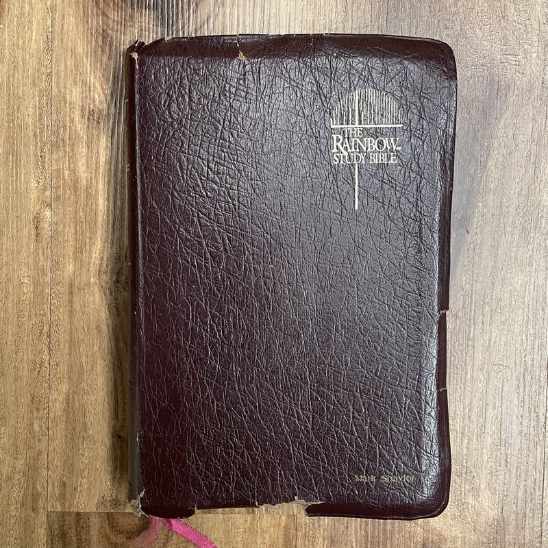 The Rainbow Study Bible King James Version KJV Bold Letter Edition Color Coded