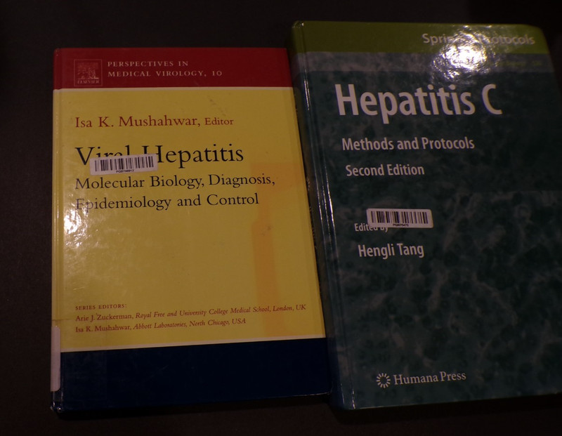 2 book lot Viral Hepatitis Mushawar and Hepatitis C methods and Protocol Tang