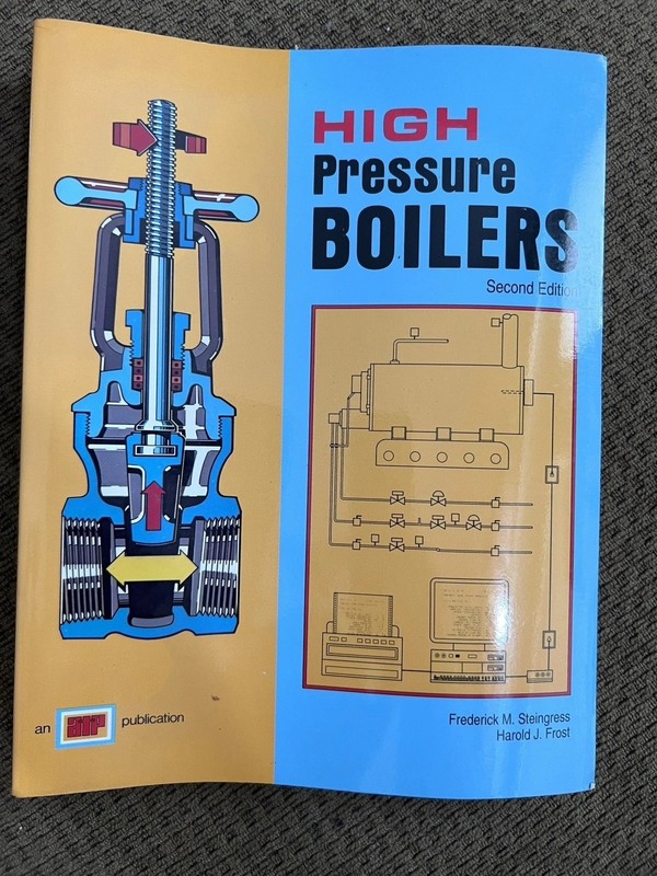 High Pressure Boilers Second Edition 1994 Steingress Frost Paperback Workbook