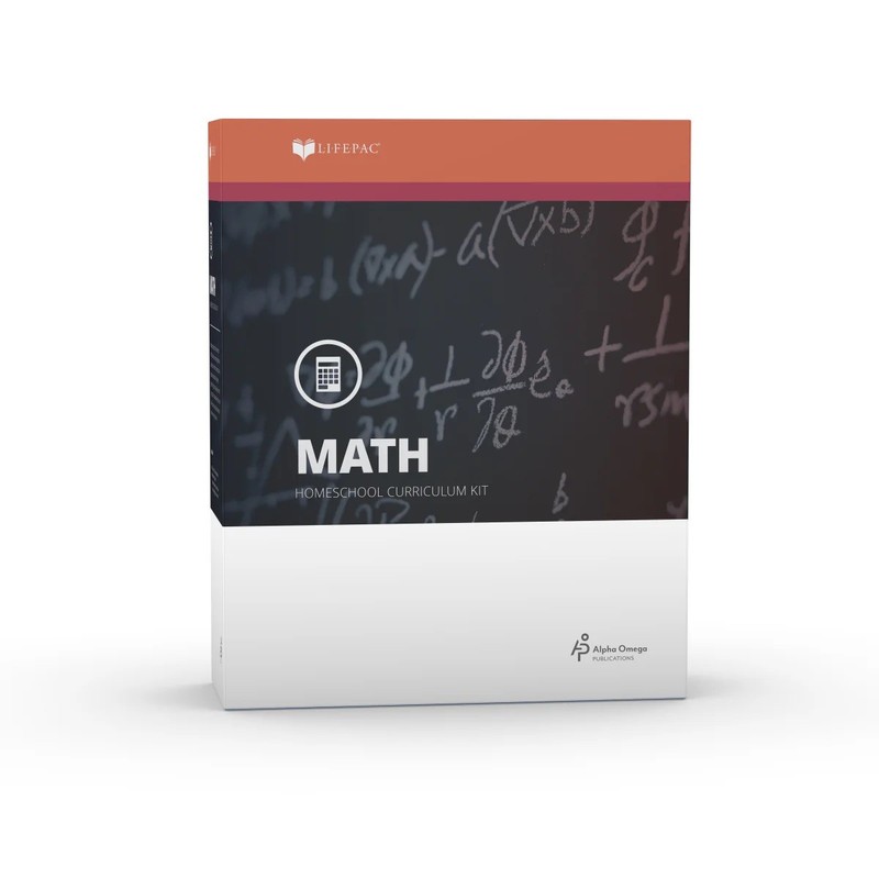 LIFEPAC 8th Grade Math Complete Brand New in Box Set Units 1-10 & Teacher Guide
