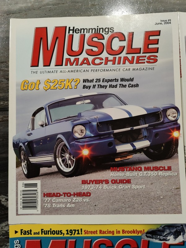 (4) 2004-2007 HEMMINGS MUSCLE MACHINES - Mustang, Mopar, Charger, GTO, Hemi gallery
