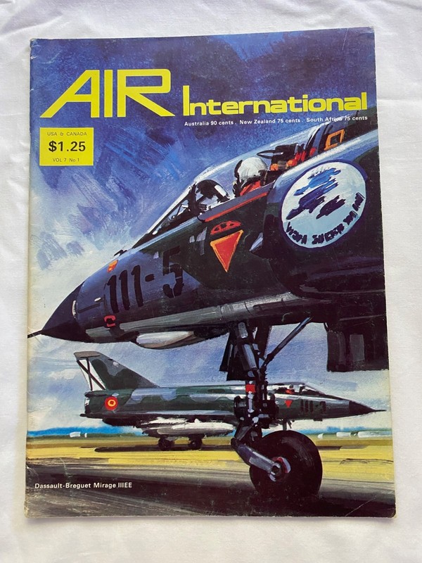 Air International July 1974 S-3A Viking Ju87 Stuka Avia B.534 Dassault Falcon 50