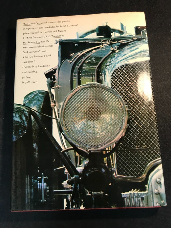 1967 The Great Cars by Ralph Stein Hardcover Book w/ Dust Jacket gallery