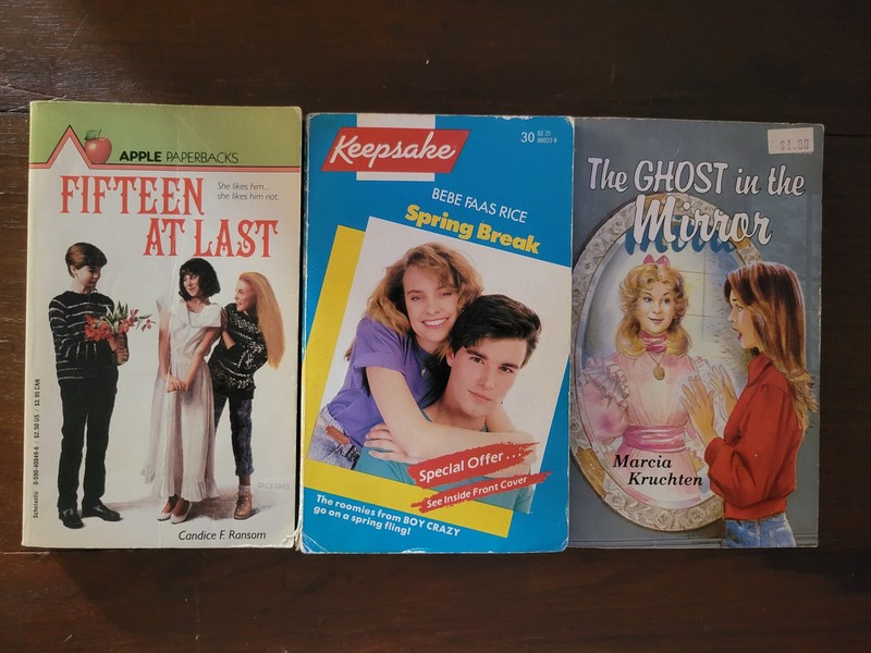 Lot of 3 Vintage YA Teen Romance Mystery Books Apple Keepsake Willowisp
