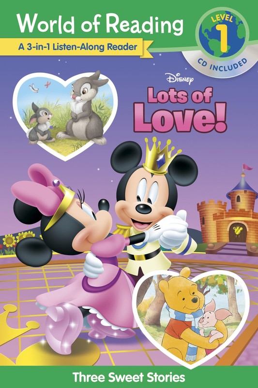 World of Reading: Disney’s Lots of Love Collection 3-in-1 Listen Along Reade…
