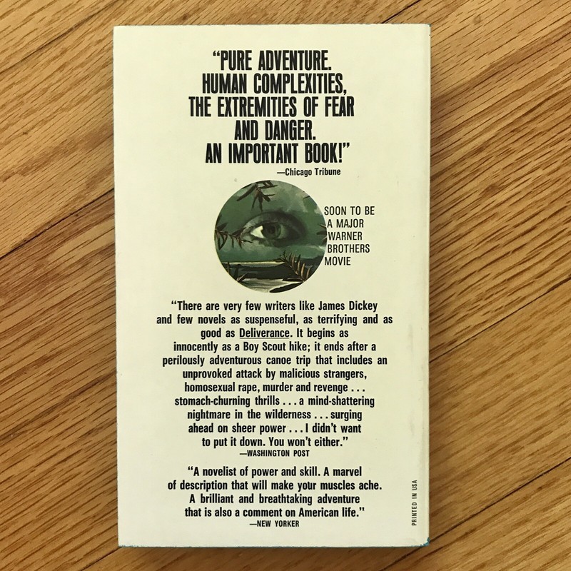 JAMES DICKEY—Deliverance—1971 Dell PB—1st Edition Thus—UNREAD COPY gallery
