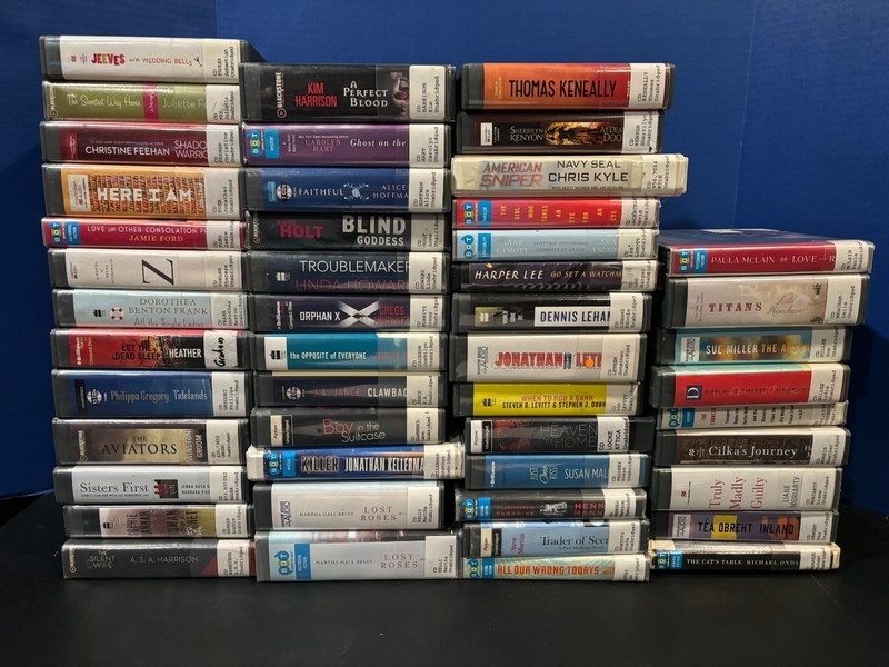 Audio Books on CD 47 Various Title Authors F-O EX-Library