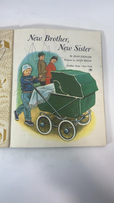 New Brother, New Sister - A Little Golden Book [Hardcover] Jean Fiedler 1969 gallery