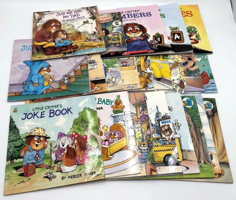 Mercer Mayer Little Critter Books Lot 22 Dad Grandma Christmas Mess New Baby