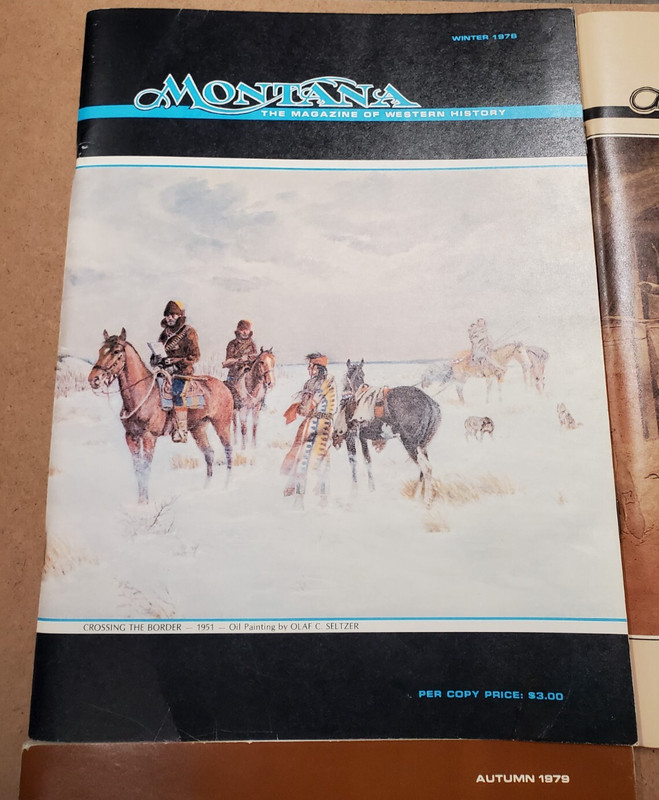Vintage Lot Of 4 Montana The Magazine of Western History 1979 Bimonthly Magazine gallery