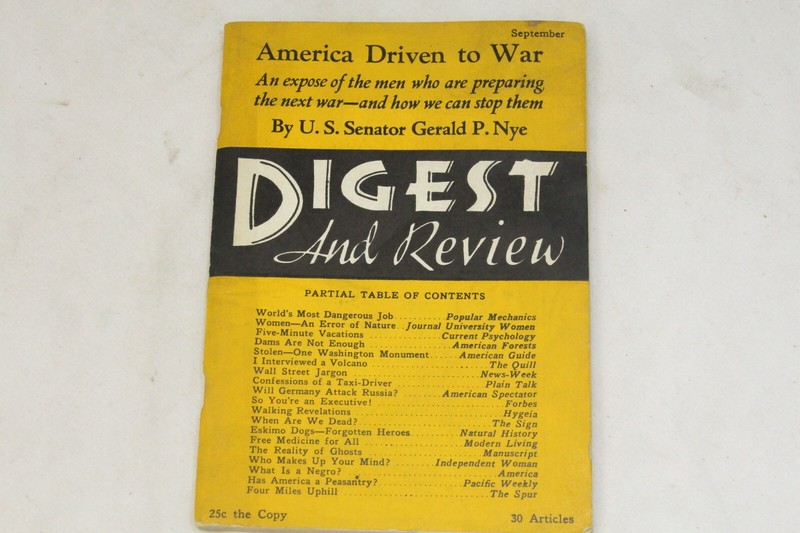 World Digest 1936 & 1938 Digest and Review News General Interest gallery