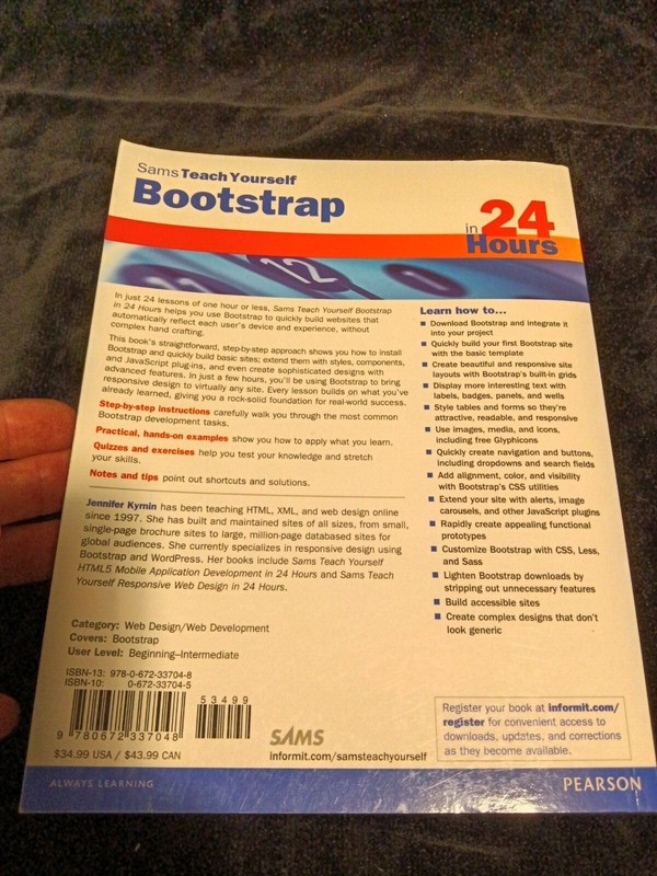Sams Teach Yourself Ser.: Bootstrap in 24 Hours, Sams Teach Yourself by Jennifer gallery