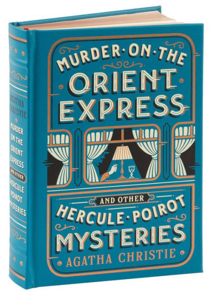 MURDER ON THE ORIENT EXPRESS Agatha Christie ~BRAND NEW SEALED LEATHER BOUND~