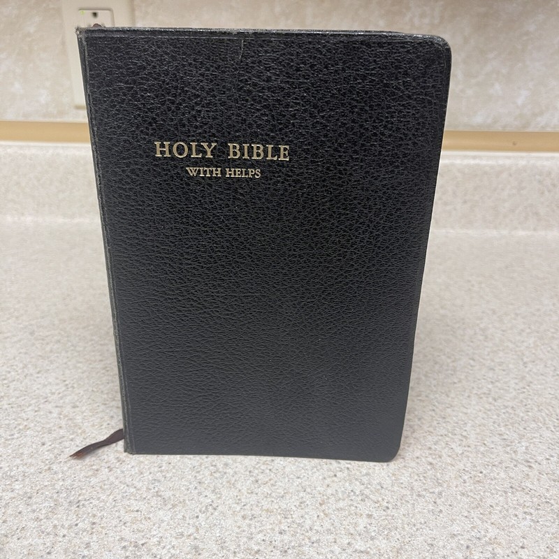 Holy Bible Revised Standard Version Thomas Nelson 1952 Black Faux Leather