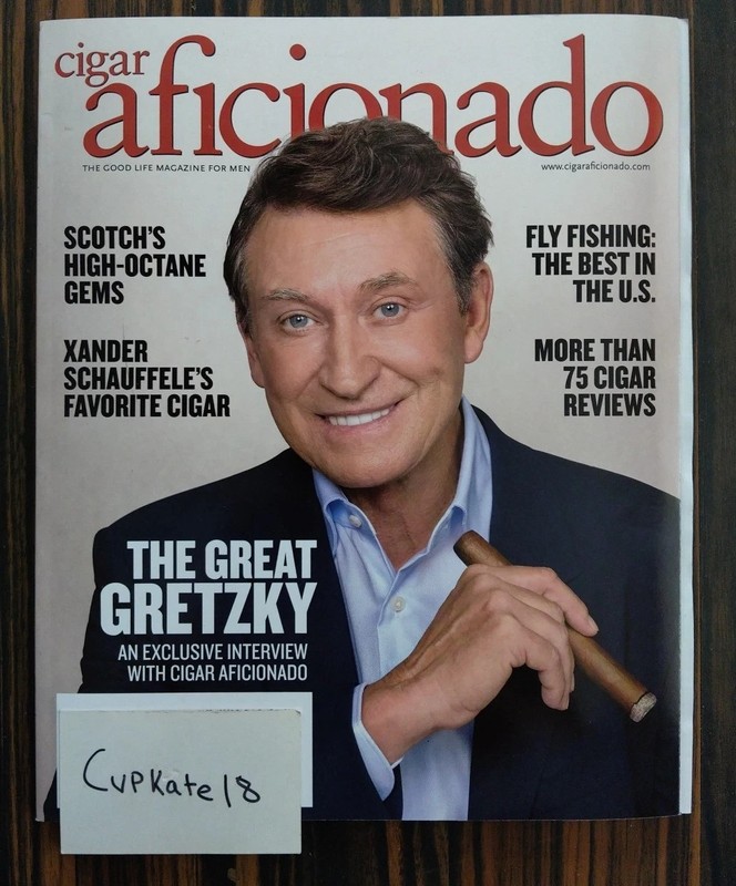 CIGAR AFICIONADO Magazine Mar March April 2025 WAYNE GRETZKY Cover NEW w/Label