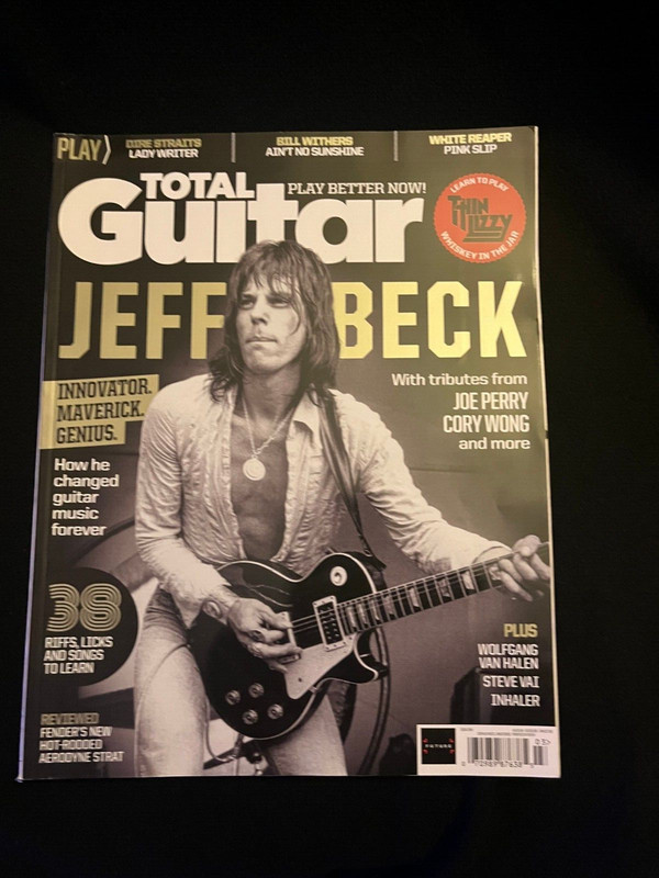 Total Guitar Magazine March 2023 #368 Jeff Beck Tribute 32 pages