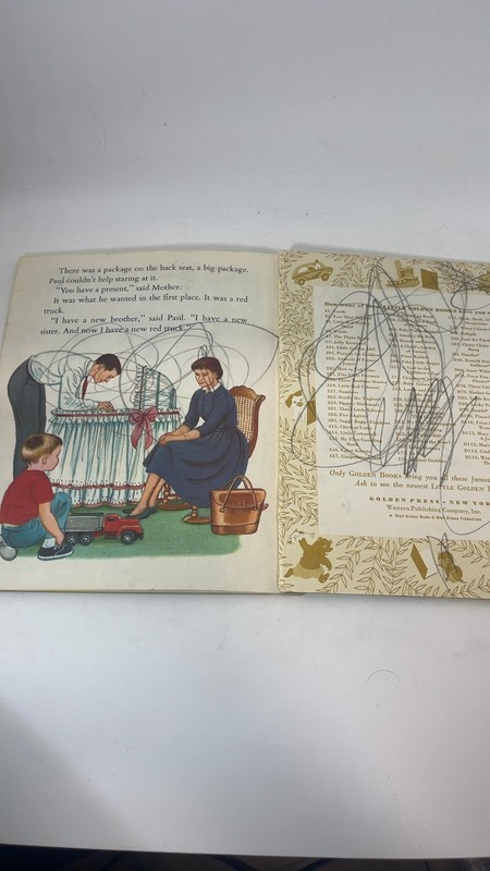 New Brother, New Sister - A Little Golden Book [Hardcover] Jean Fiedler 1969 gallery