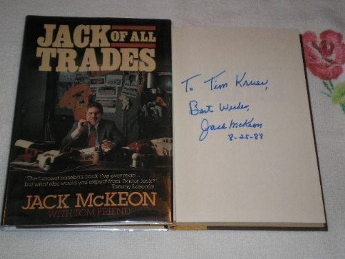JACK OF ALL TRADES By Jack Mckeon – Hardcover **Mint Condition**