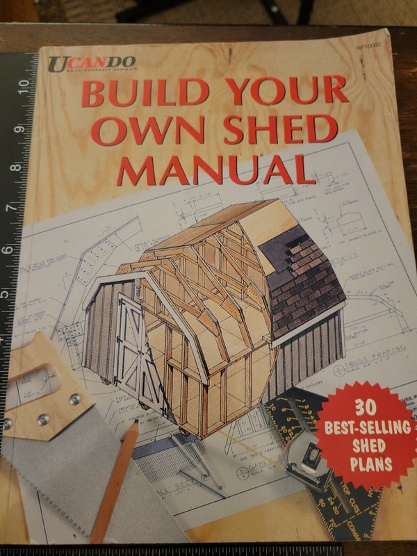 Build Your Own Shed Manual Paperback Michael Kirchwehm