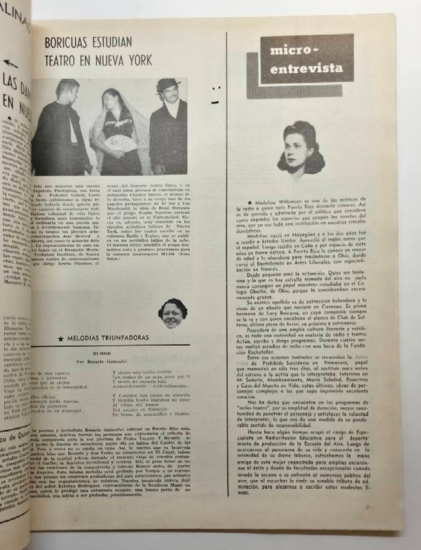 VINTAGE MAGAZINE / PUERTO RICO ILUSTRADO / 1951 #138 gallery