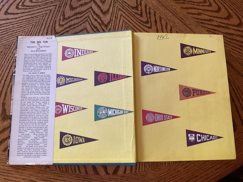 1967 "THE BIG TEN" BY TUG WILSON AND JERRY BRONDFIELD - 496 Pages gallery