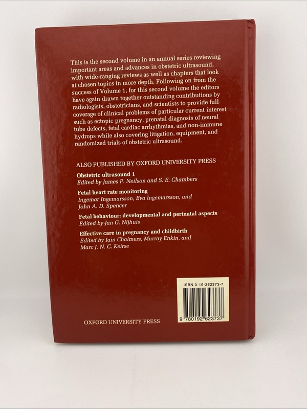 Obstetric Ultrasound: Volume 2 by James P Neilson gallery