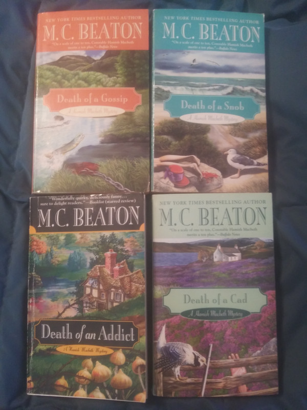 Lot of 8 M.C. Beaton Hamish Macbeth Mysteries Pbs Cad, Gossip, Addict, Celebrity gallery