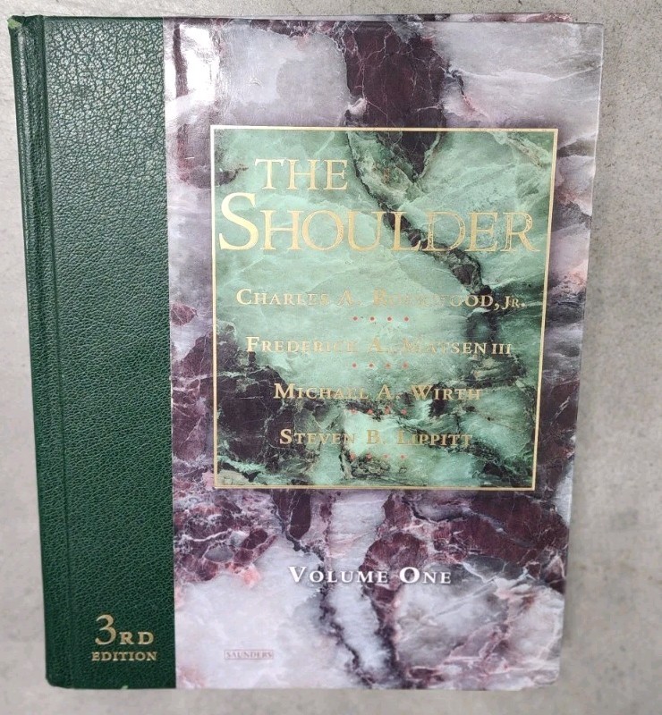 The Shoulder 2-Volume Book Set By Charles Rockwood Frederick Matsen Ed Fehringer