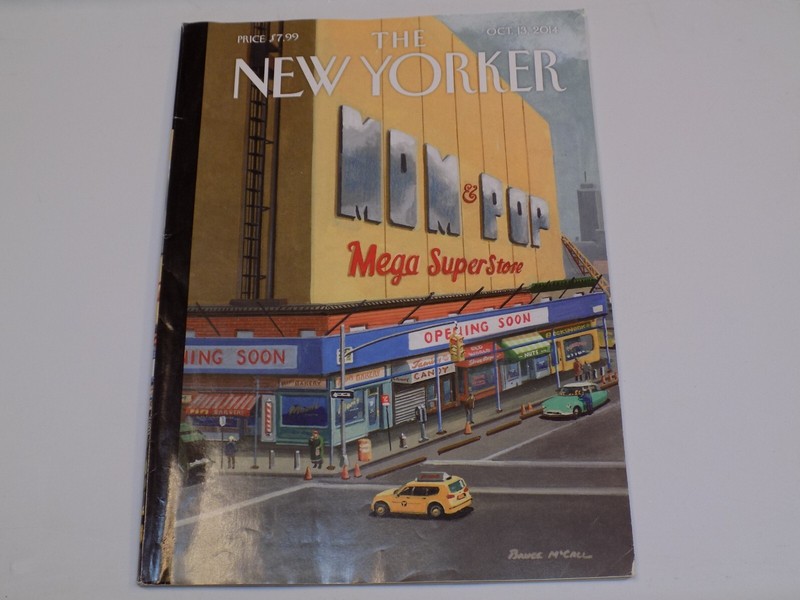 The New Yorker Magazine Oct 13 2014 Mom Pop Mega Superstore Nelson Rockefeller