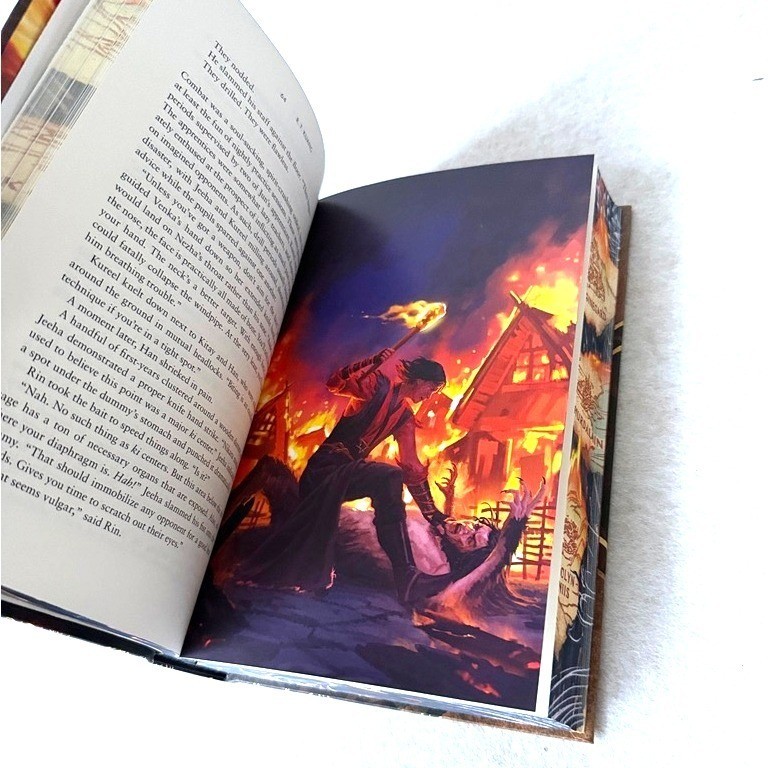LitJoy Crate The Poppy War R.F. Kuang Special Edition Hardcover Gold Foil Edges gallery